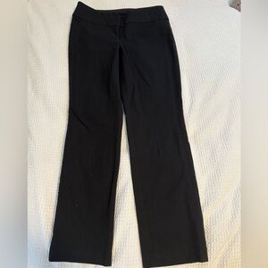 LOFT Black Julie Straight Pants